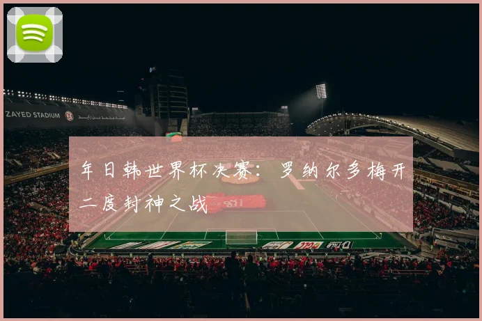 年日韩世界杯决赛：罗纳尔多梅开二度封神之战